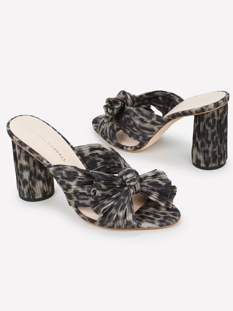 Loeffler Randall Leopard Sandals at Intermix