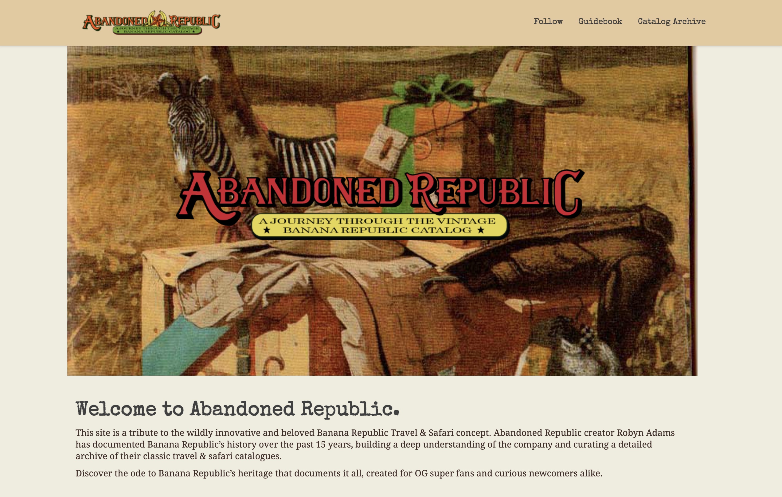 Introducing Banana Republic Archive, a New Destination for