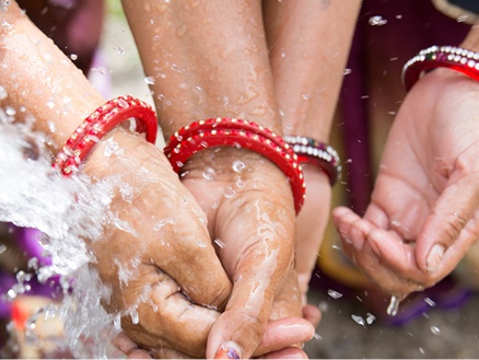 Washing hands