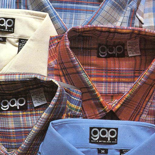 Gap folded shirts