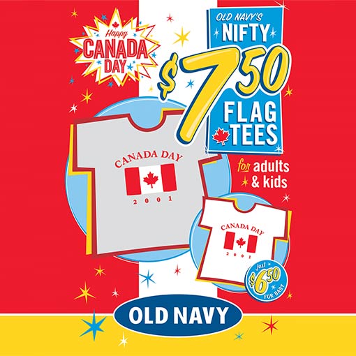 Old Navy Canada ad