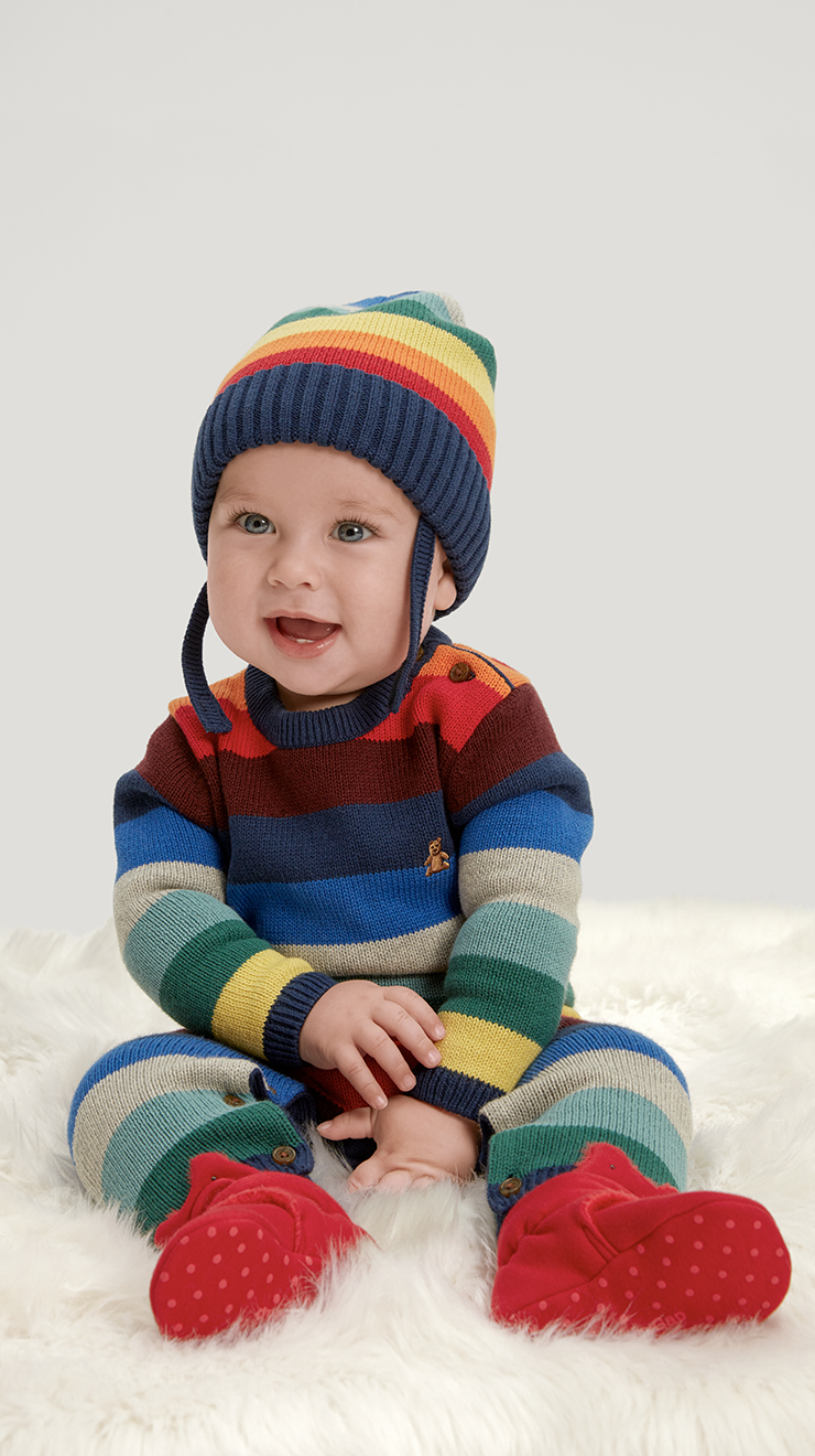 Gap Baby Happy Stripe One-Piece