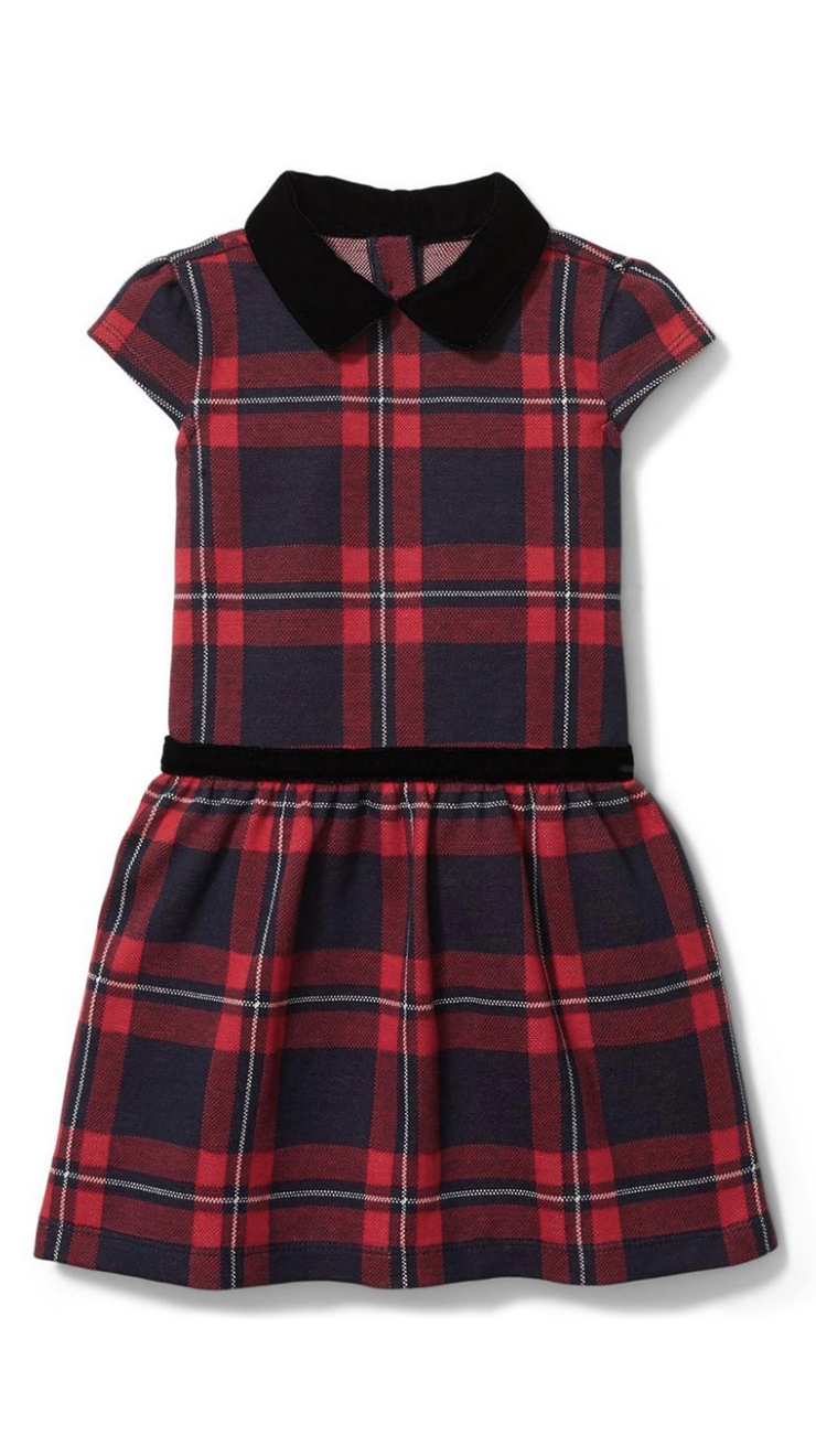 Janie and Jack Plaid Jacquard Dress