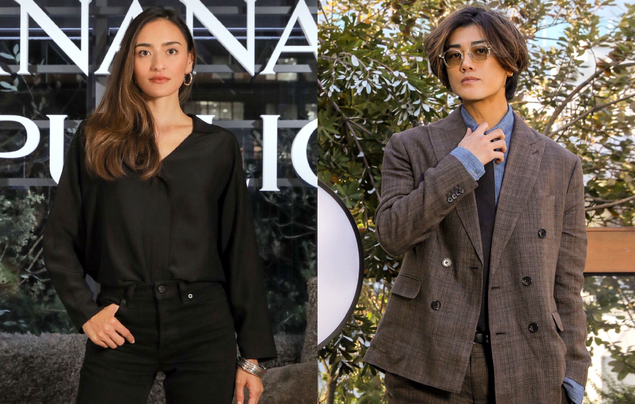 バナナ・リパブリック、長谷川潤さんと赤西仁さんを起用したSPRING