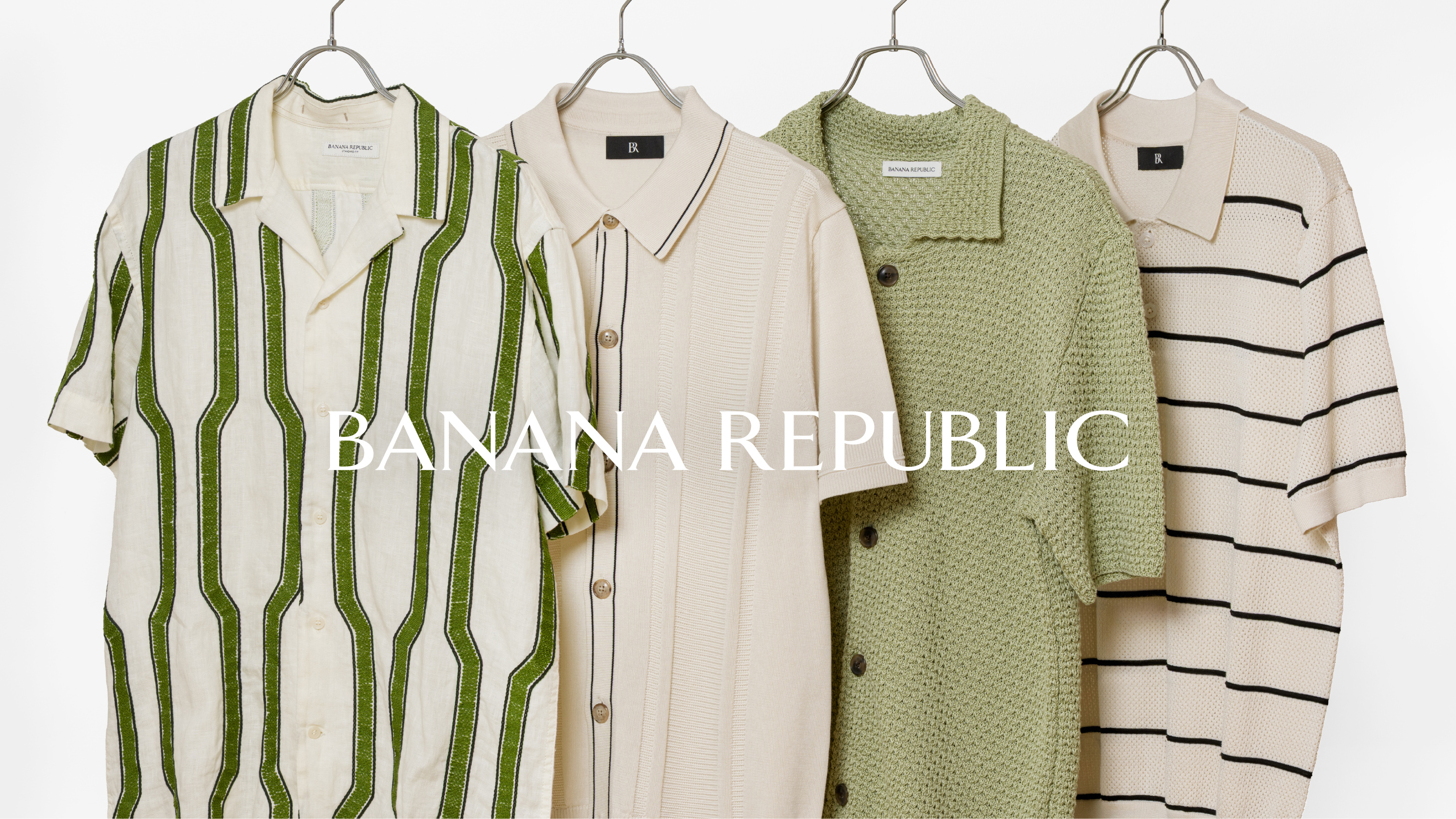 BANANA REPUBLIC オーガニックコットンポロ 岸優太 バナナリ