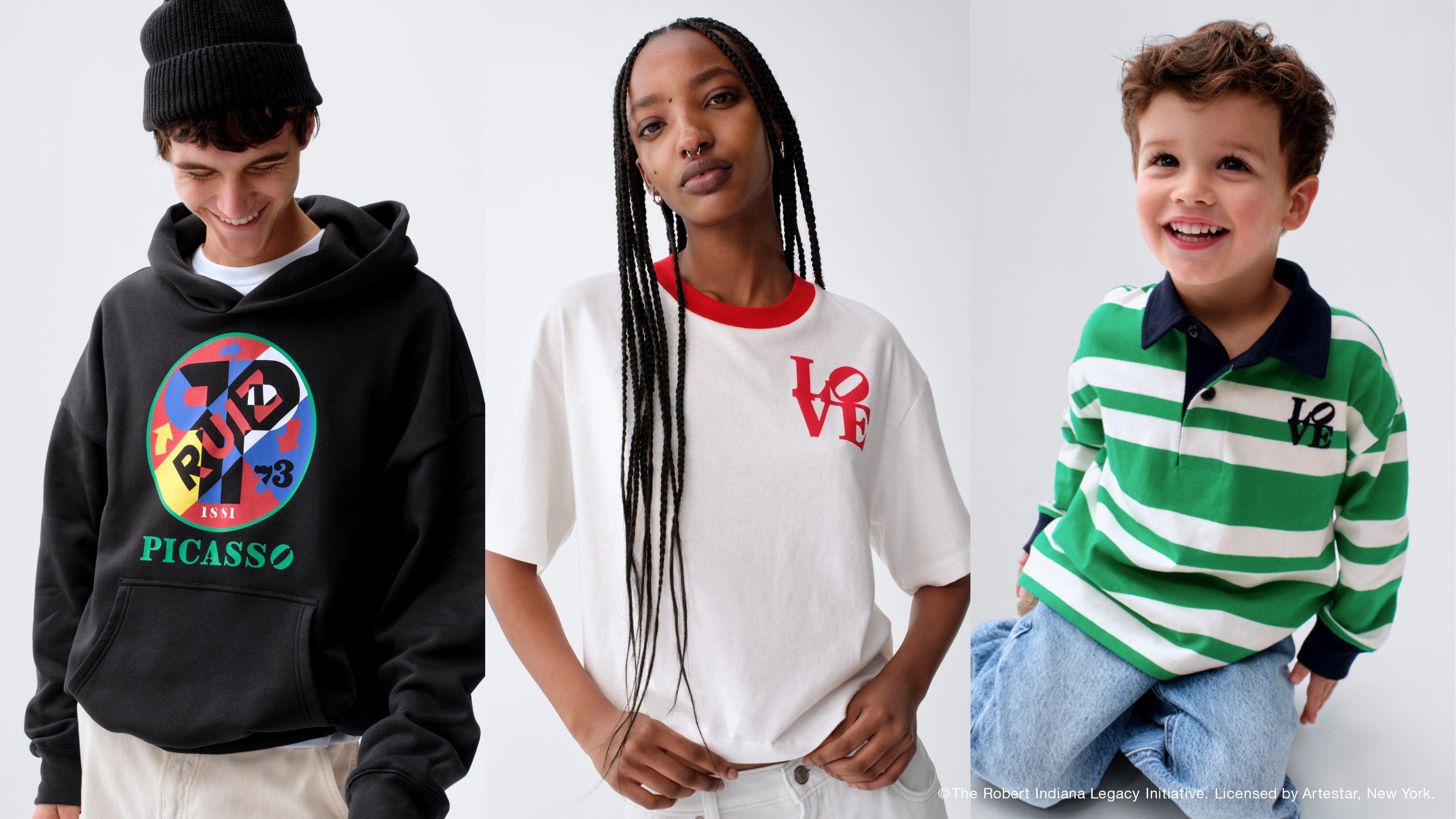 Gap、『LOVE』で知られるロバート・インディアナの作品からインスピ